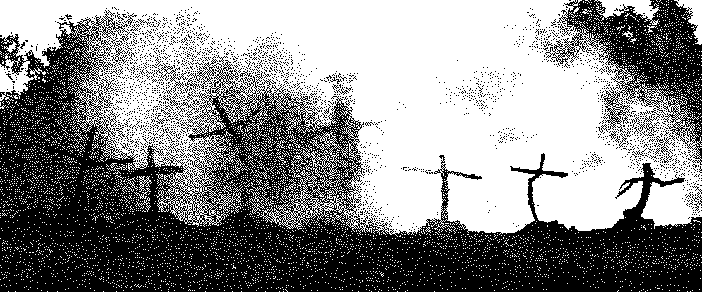 Twisted crucifixes from The Lords of Salem